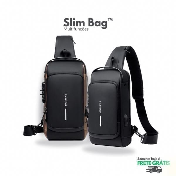 Anti-Theft Backpack with Password USB Slim Bag 